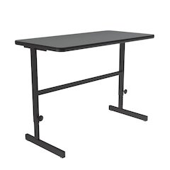 High-Pressure Laminate Top Adjustable Standing  Height Work Station 24x48