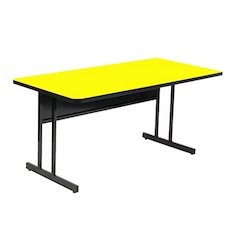 Desk Height  Deluxe HIgh-Pressure Top Computer/Student Desks  24x72"