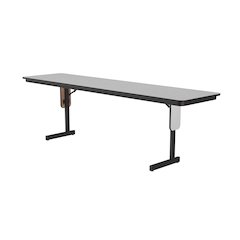 Deluxe High-Pressure Folding Seminar Table with Panel Leg 24x96"
