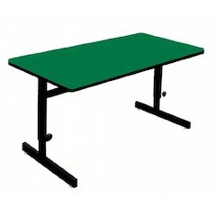 Adjustable Height Deluxe High-Pressure Top Computer/Student Desks  30x48"