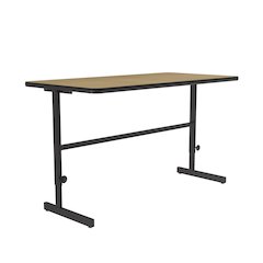 High-Pressure Laminate Top Adjustable Standing  Height Work Station 30x60