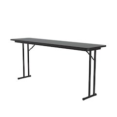 Deluxe High-Pressure Folding Seminar Table with Off-Set Leg 18x96"