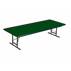 Adjustable Height High Pressure Top Folding Table 30x48"