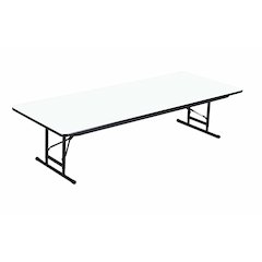 Adjustable Height High Pressure Top Folding Table 30x48"