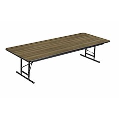Adjustable Height High Pressure Top Folding Table 30x48"