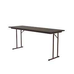Deluxe High-Pressure Folding Seminar Table with Off-Set Leg 24x96"