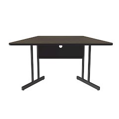 Desk Height Commercial Lamiante Top Trapezoid Computer/Student Desks 30x60"