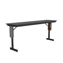 Deluxe High-Pressure Folding Seminar Table with Panel Leg 18x60"