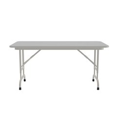 Adjustable Height Econoline Melamine Top Folding Table 24x48"