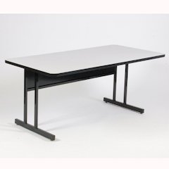 Desk Height  Deluxe HIgh-Pressure Top Computer/Student Desks  24x48"