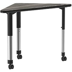 Deluxe High Pressure Collaborative Desk with Casters 41x23"