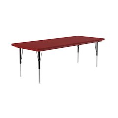 Commercial Blow-Molded Plastic Top Activity Tables 30x60"