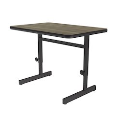 Adjustable Height Deluxe High-Pressure Top Computer/Student Desks  24x36"