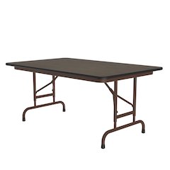 Adjustable Height High Pressure Top Folding Table 30x48"