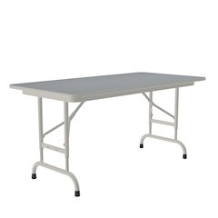 Adjustable Height High Pressure Top Folding Table 24x48"