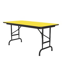 Adjustable Height High Pressure Top Folding Table 24x48"