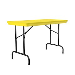 Commercial Blow-Molded Plastic Folding Table 24x48"