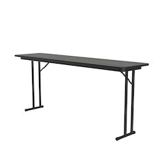 Deluxe High-Pressure Folding Seminar Table with Off-Set Leg 18x60"