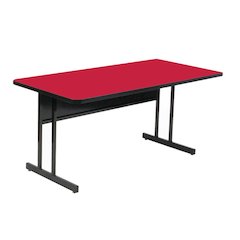 Desk Height  Deluxe HIgh-Pressure Top Computer/Student Desks  24x36"