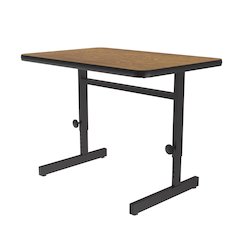 Adjustable Height Commercial Laminate Top Computer/Student Desks 24x36"