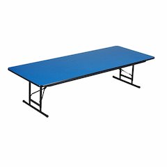 Adjustable Height High Pressure Top Folding Table 30x96"