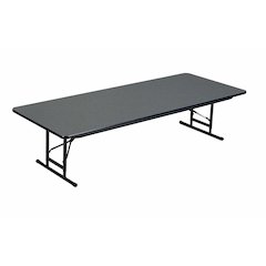 Adjustable Height High Pressure Top Folding Table 30x72"