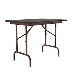 Keyboard Height Melamine Folding Tables 24x48"