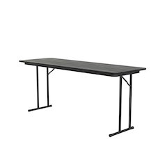 Deluxe High-Pressure Folding Seminar Table with Off-Set Leg 24x72"