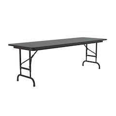 Adjustable Height High Pressure Top Folding Table 24x72"