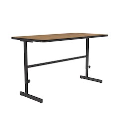 Commercial Laminate Top Adjustable Standing  Height Work Station 30x60"