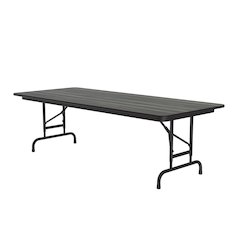 Adjustable Height High Pressure Top Folding Table 30x72"
