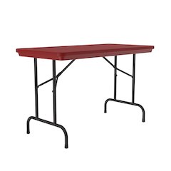 Commercial Blow-Molded Plastic Folding Table 24x48"