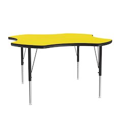 Deluxe High-Pressure Top Activity Tables 48x48"