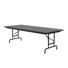 Adjustable Height High Pressure Top Folding Table 30x72"