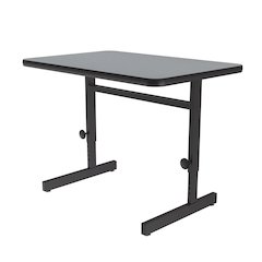 Adjustable Height Deluxe High-Pressure Top Computer/Student Desks  24x48"