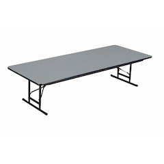 Adjustable Height High Pressure Top Folding Table 36x96"