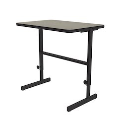 High-Pressure Laminate Top Adjustable Standing  Height Work Station 24x36