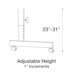 Markerboard-Dry EraseDeluxe High Pressure Top Flip Top Table 24x48"