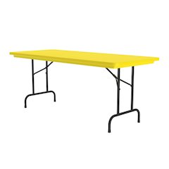 Commercial Blow-Molded Plastic Folding Table30x72"