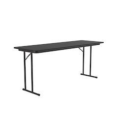Commercial Laminate Folding Seminar Table with Off-Set Leg 24x96"
