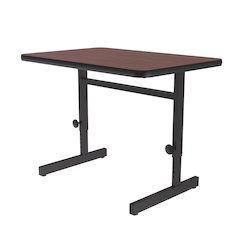 Adjustable Height Deluxe High-Pressure Top Computer/Student Desks  24x36"