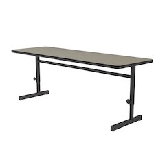 Adjustable Height Deluxe High-Pressure Top Computer/Student Desks  24x60"