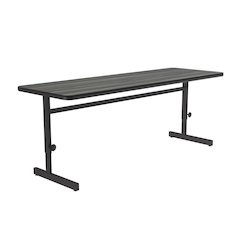 Adjustable Height Deluxe High-Pressure Top Computer/Student Desks  24x60"