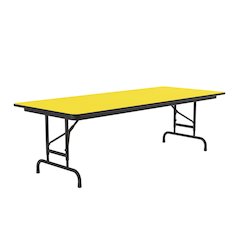 Adjustable Height High Pressure Top Folding Table 30x96"