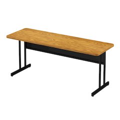 Desk Height  Deluxe HIgh-Pressure Top Computer/Student Desks  24x60"
