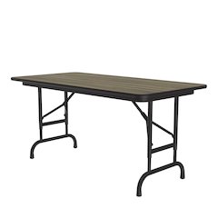 Adjustable Height High Pressure Top Folding Table 24x48"
