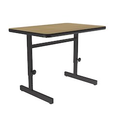 Adjustable Height Deluxe High-Pressure Top Computer/Student Desks  24x36"