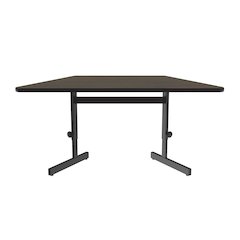Adjustable Height Lamiante Top Trapezoid Computer/Student Desks 30x60"