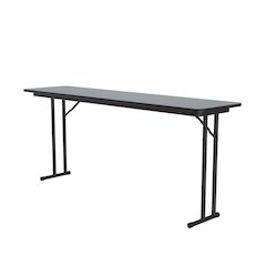 Deluxe High-Pressure Folding Seminar Table with Off-Set Leg 18x96"