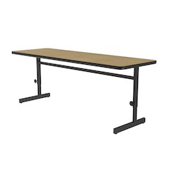 Adjustable Height Deluxe High-Pressure Top Computer/Student Desks  24x60"